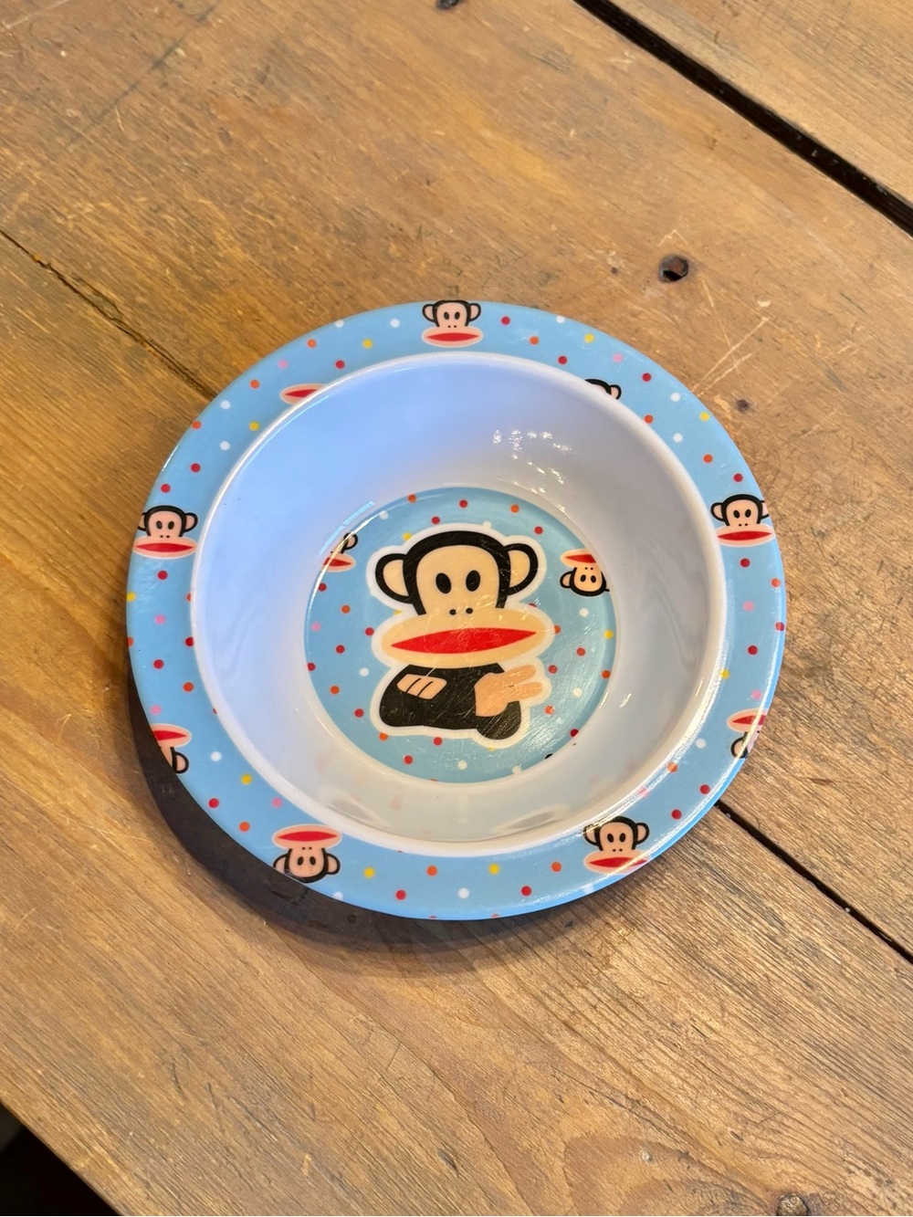 Y2K Paul Frank Monkey Melamine Bowl